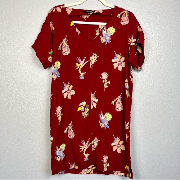 Madewell Floral Short-Sleeved Dress - XS - Picture 1 of 7